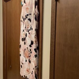 Calvin Klein Pink Floral Midi Dress